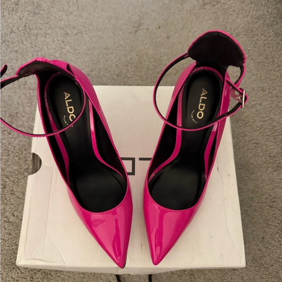 Aldo Vibrant Pink Heels for Women - Picture 1 of 5